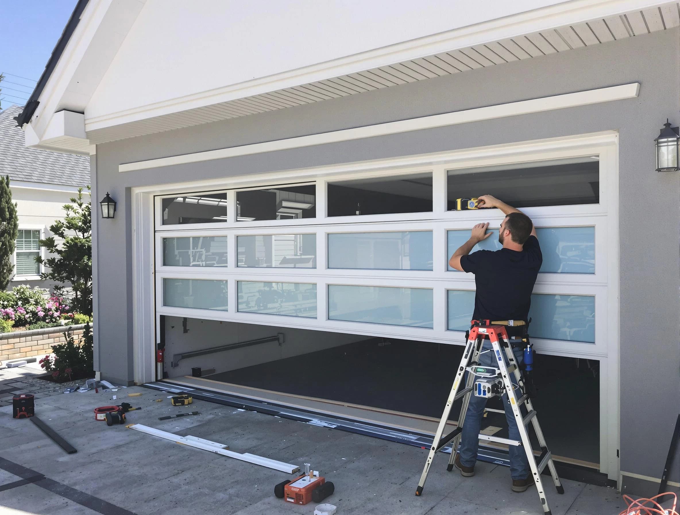West Valley City Garage Door Repair team performing garage door replacement in West Valley City