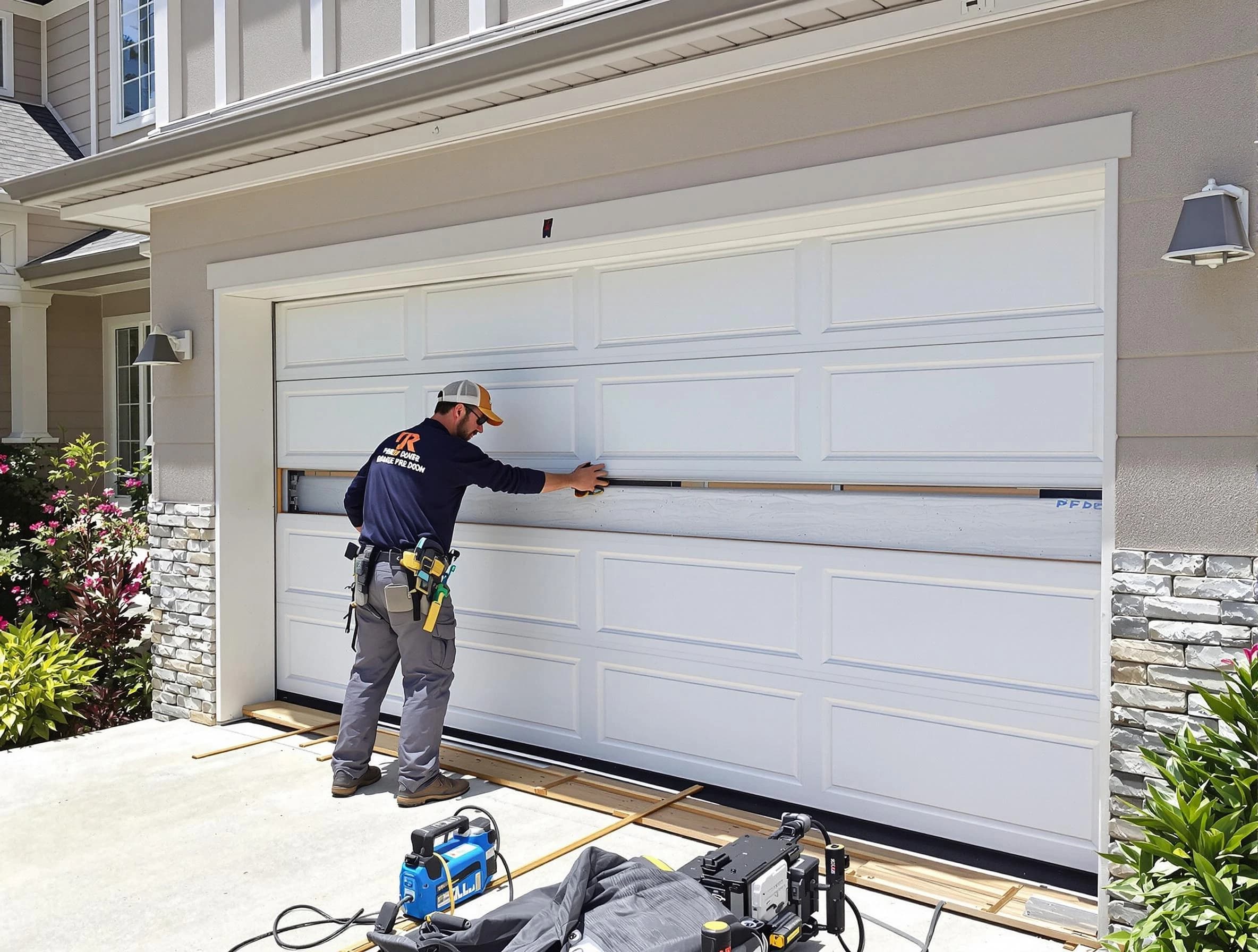 West Valley City Garage Door Repair team performing complete garage door replacement at West Valley City residence