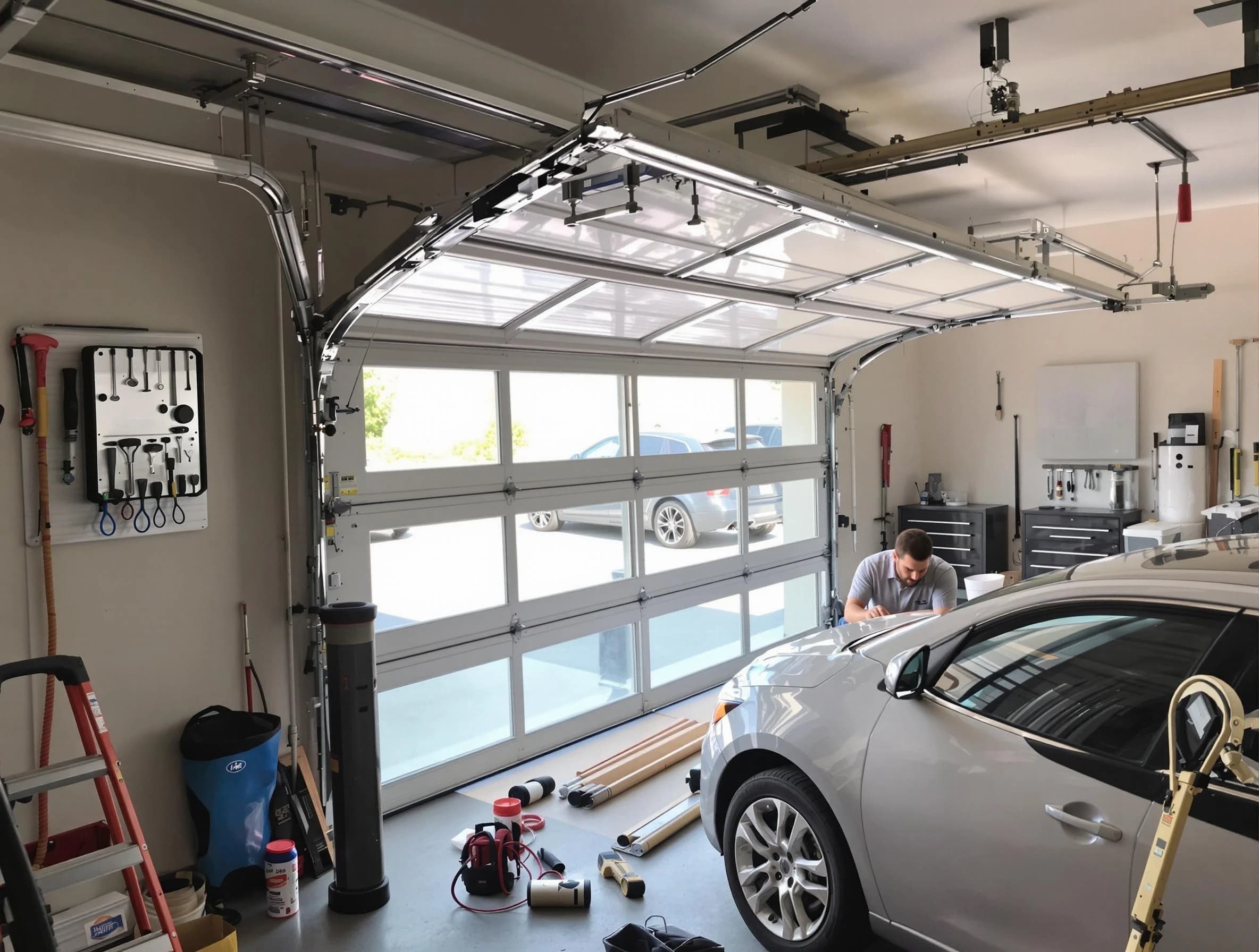 Garage door noise reduction service by West Valley City Garage Door Repair in West Valley City