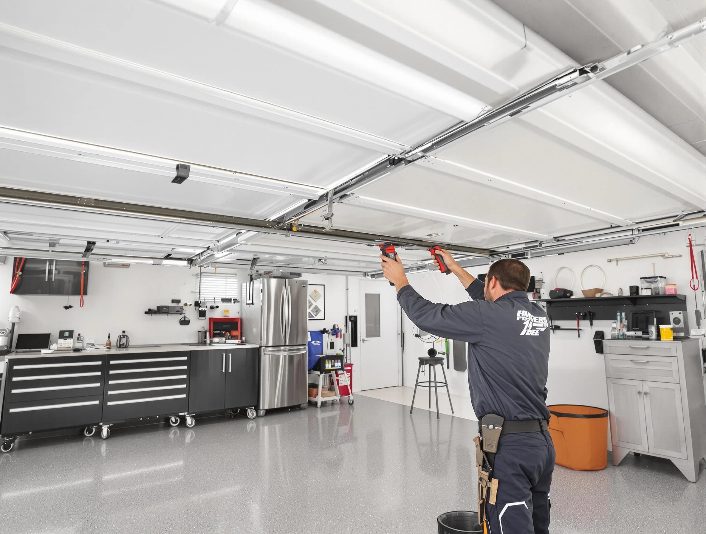 Overhead garage door repair service by West Valley City Garage Door Repair in West Valley City