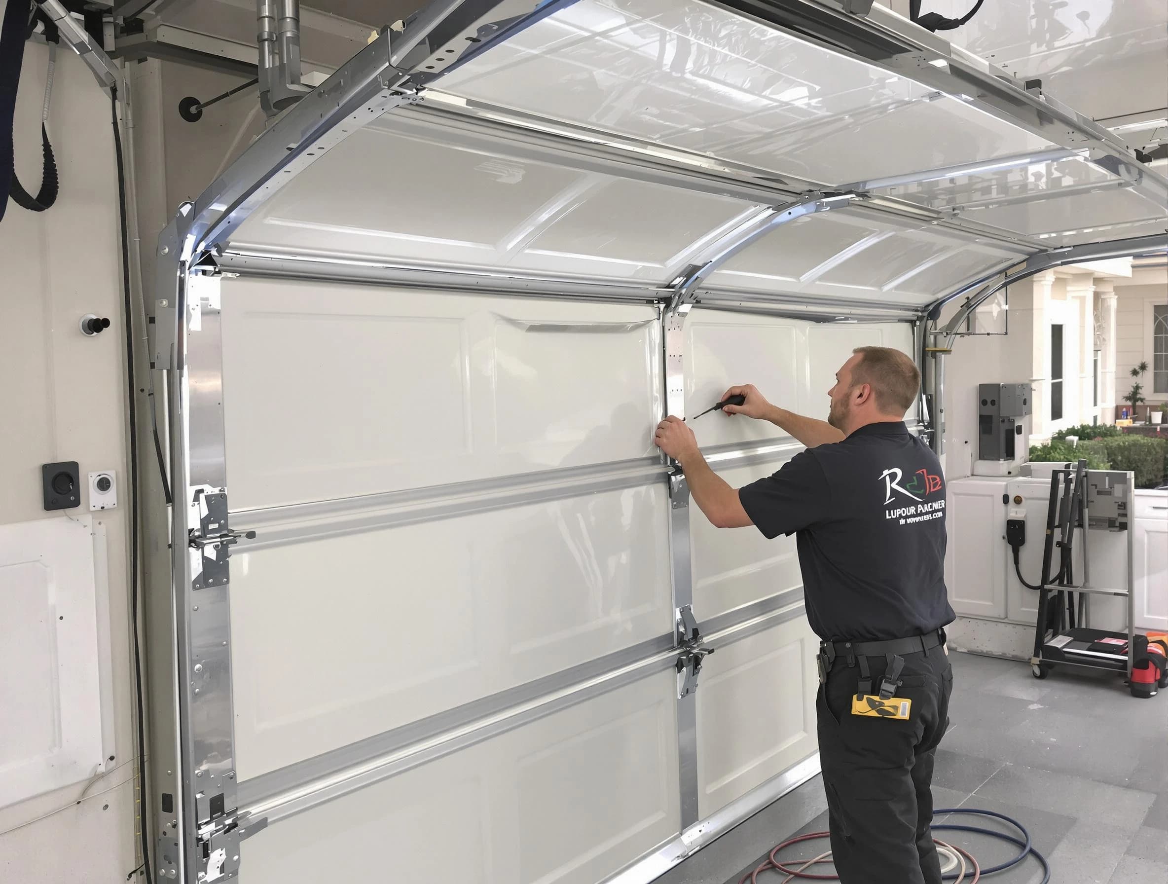 West Valley City Garage Door Repair professional performing panel repair in West Valley City