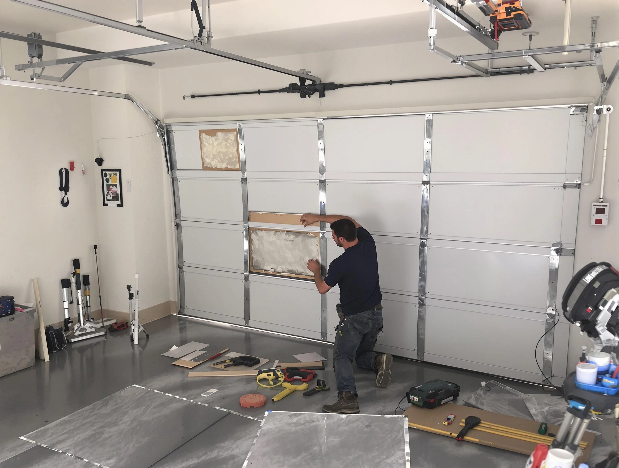 Garage Door Panel Repair in West Valley City