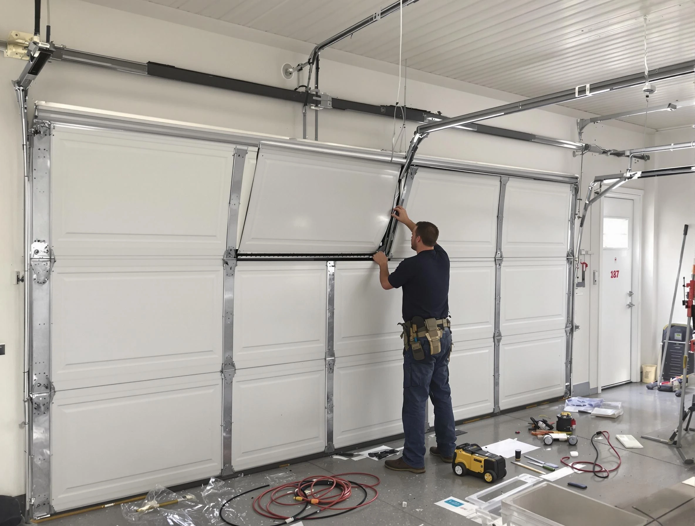 Garage Door Section Replacement in West Valley City