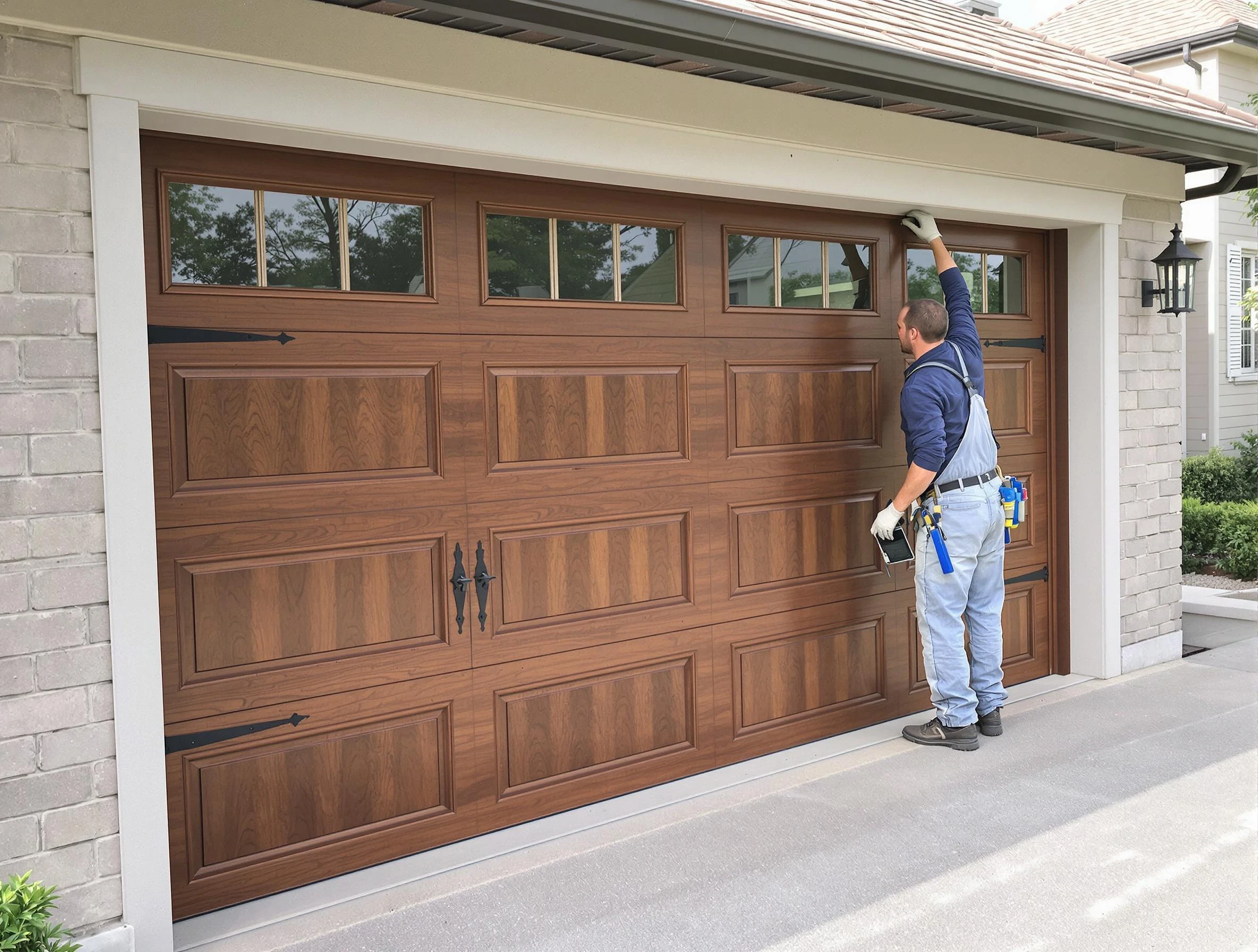 Custom garage door showcase by West Valley City Garage Door Repair in West Valley City