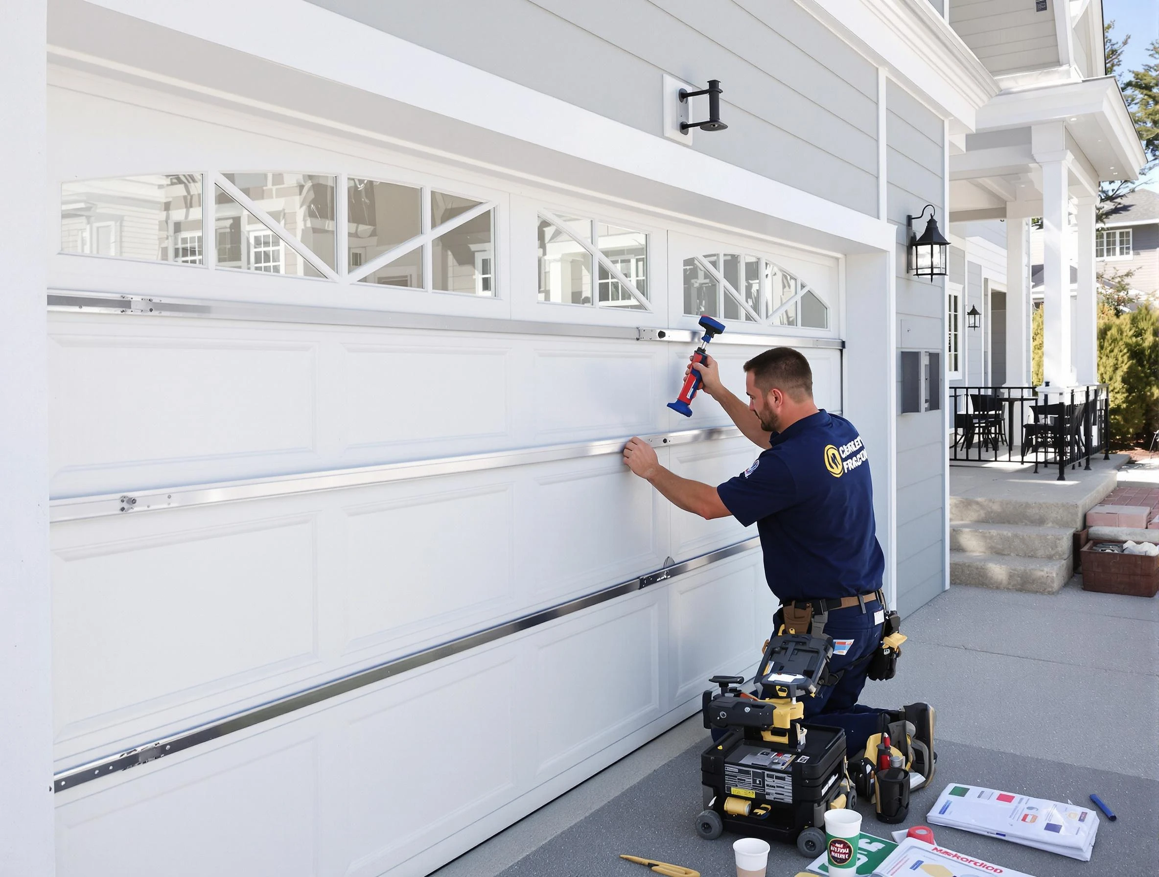 Professional garage door installation by West Valley City Garage Door Repair in West Valley City