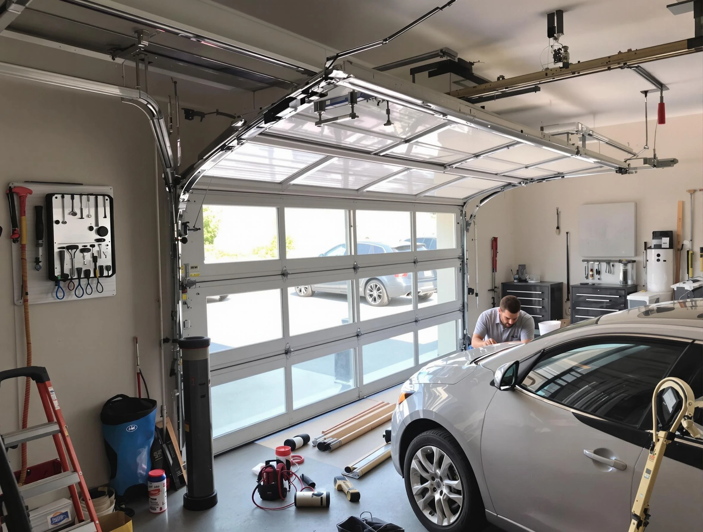 Garage door noise reduction service by West Valley City Garage Door Repair in West Valley City