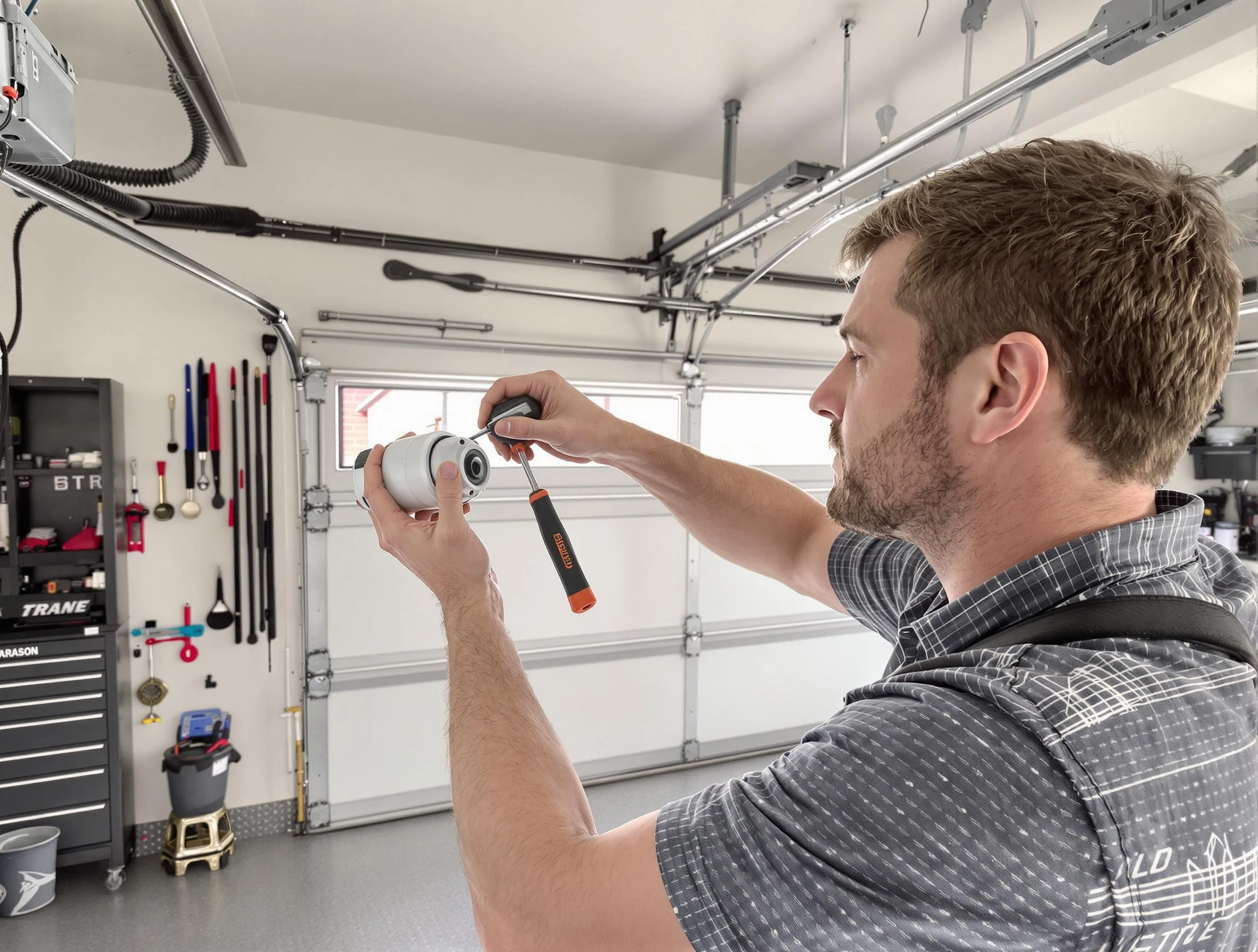 Garage door opener repair service by West Valley City Garage Door Repair in West Valley City