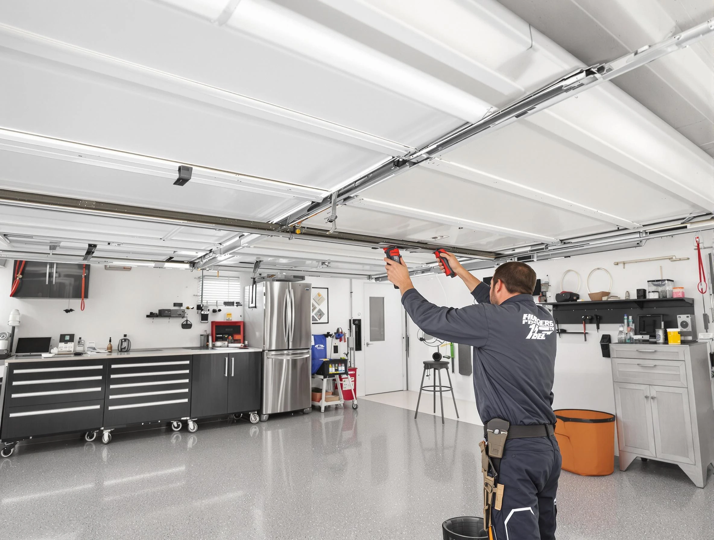 Overhead garage door repair service by West Valley City Garage Door Repair in West Valley City